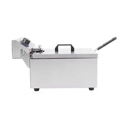 DZL-101B countertop single-tank electric deep fryer, stainless steel