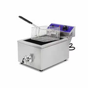 DZL-10L countertop single-tank electric deep fryer, stainless steel
