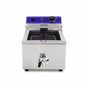 DZL-10L countertop single-tank electric deep fryer, stainless steel