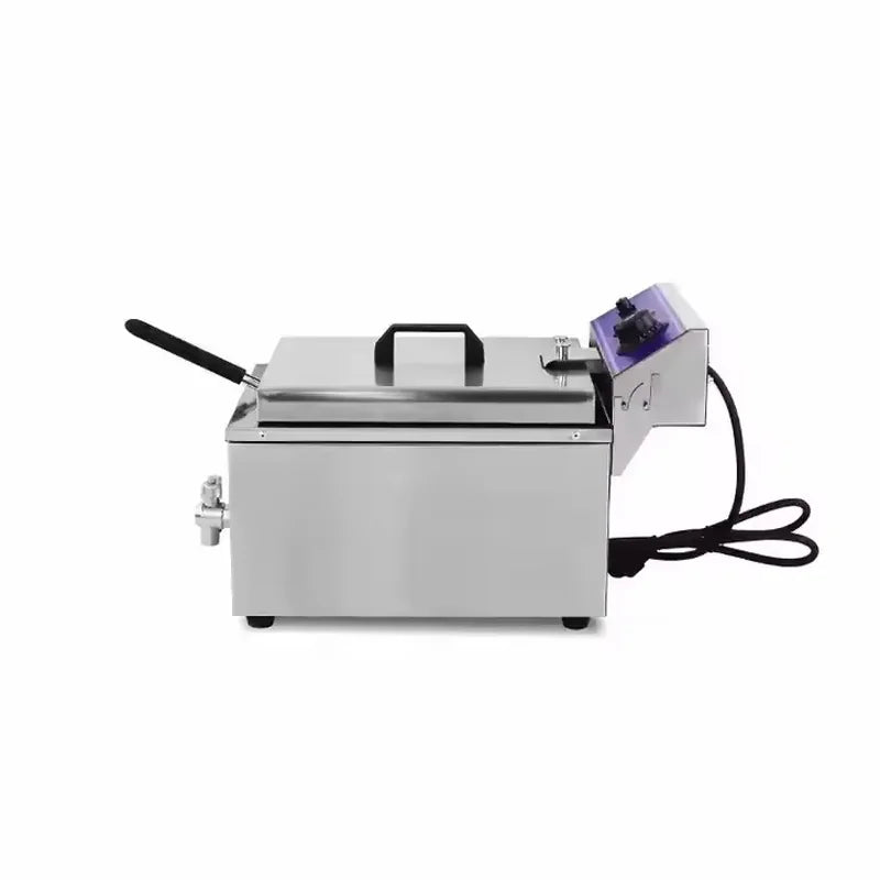 DZL-10L countertop single-tank electric deep fryer, stainless steel