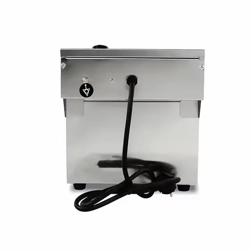 DZL-10L countertop single-tank electric deep fryer, stainless steel