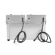 DZL-36V dual-tank high-power electric deep fryer, stainless steel