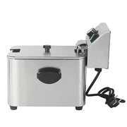 DZL-4L countertop single-tank electric deep fryer, stainless steel