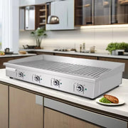 DPL-1200-3 commercial electric griddle, large flat cooking plate