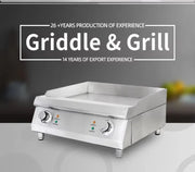 DPL-1200 commercial electric flat-top griddle, stainless steel non-stick hotplate