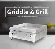 DPL-410 electric flat griddle and grill with oil collector