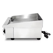 DPL-550-2 electric griddle, half flat half grooved plate