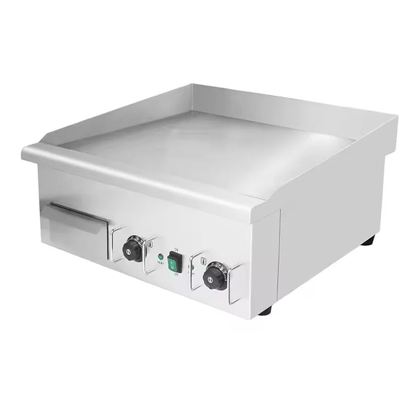 DPL-620 commercial electric griddle, full flat stainless steel surface