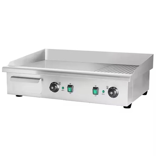 DPL-740-2 commercial electric griddle, 735×410mm flat cooking plate