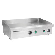 DPL-740-2 commercial electric griddle, 735×410mm flat cooking plate