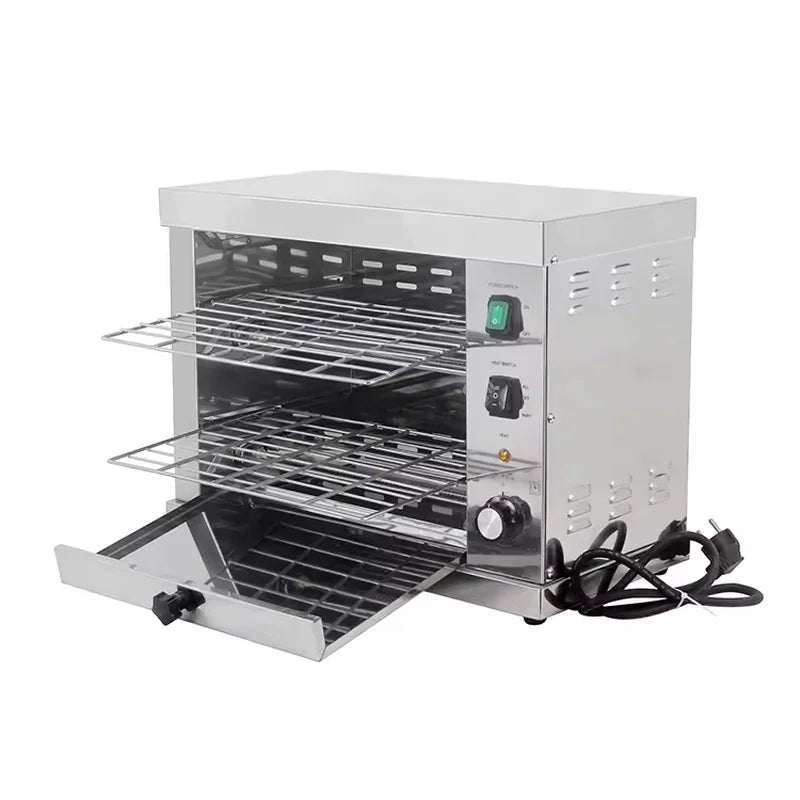 ES-360 electric salamander broiler, stainless steel