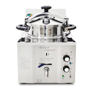 MDXZ-16B countertop electric pressure fryer for broasted chicken, stainless steel