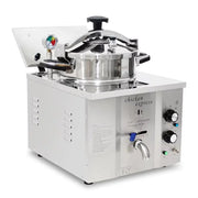 MDXZ-16B countertop electric pressure fryer for broasted chicken, stainless steel