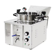 MDXZ-16B countertop electric pressure fryer for broasted chicken, stainless steel
