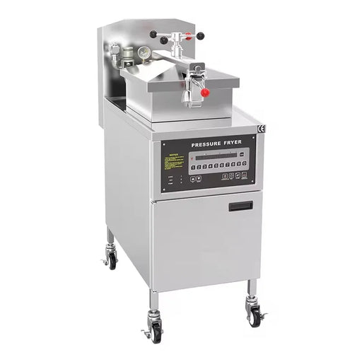 PFE-600 floor-standing electric pressure fryer for broasted chicken, stainless steel
