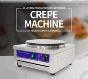 CHZ-35-2 double 400mm electric crepe maker, cast-iron plates