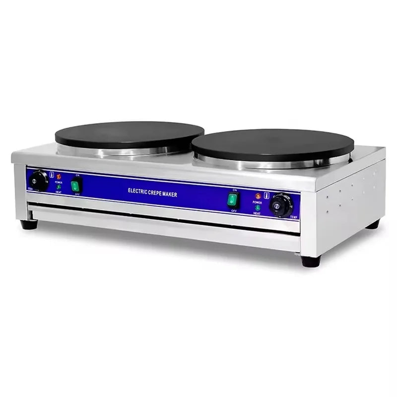 CHZ-35-2 double 400mm electric crepe maker, cast-iron plates