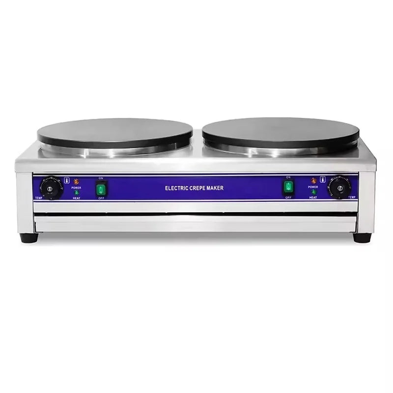 CHZ-35-2 double 400mm electric crepe maker, cast-iron plates