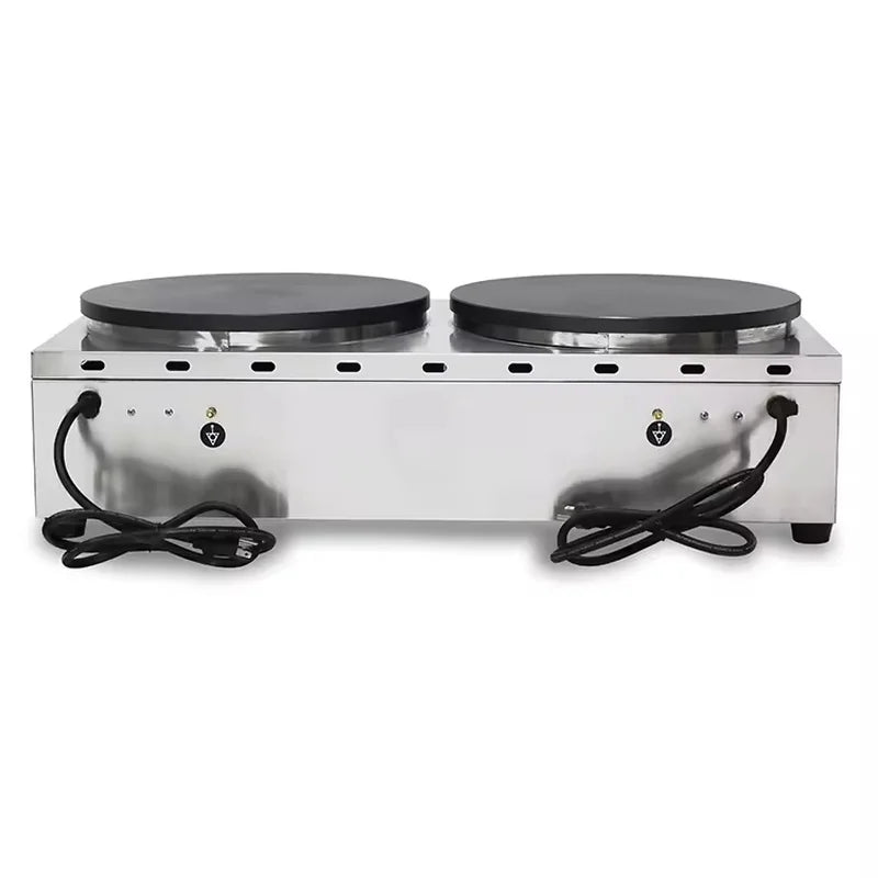 CHZ-35-2 double 400mm electric crepe maker, cast-iron plates