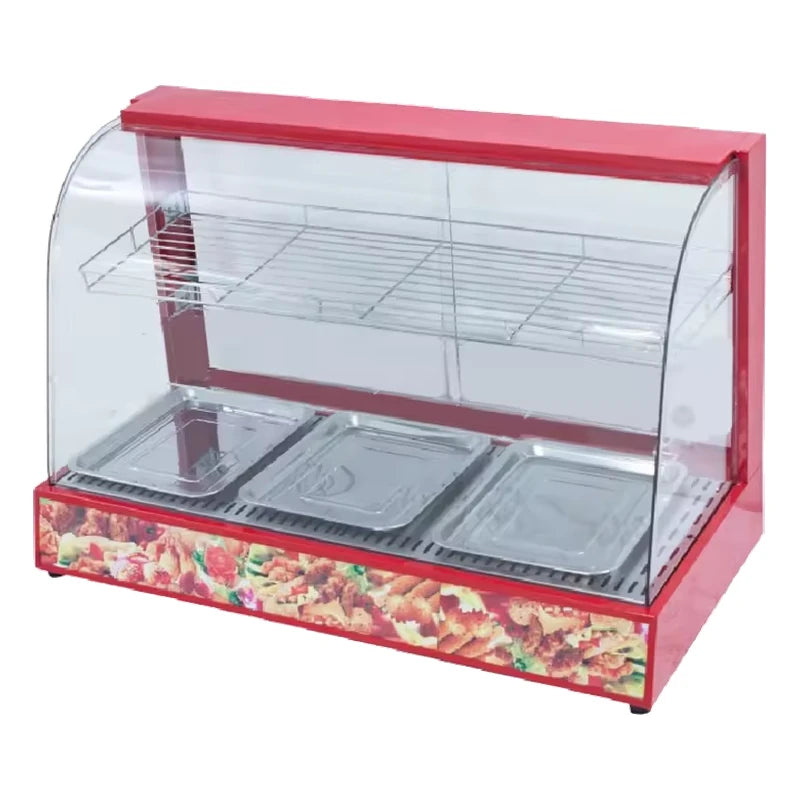 Food Warmer Showcase — Commercial Grade