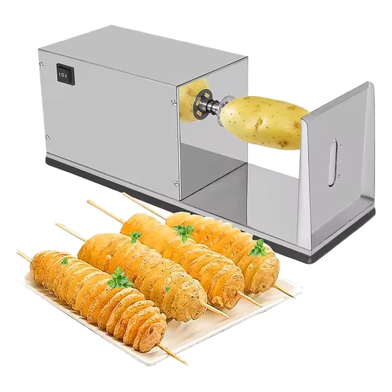 Potato Spiral Slicer — Commercial Grade