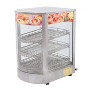 CZ-1P countertop food warmer showcase, heated display cabinet