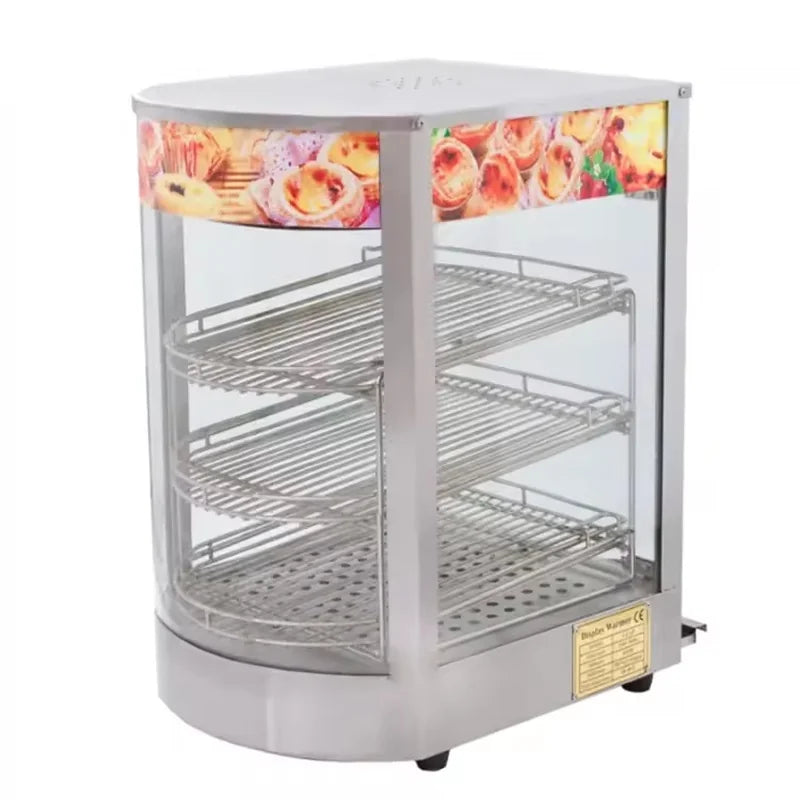 CZ-1P countertop food warmer showcase, heated display cabinet