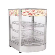 CZ-1P countertop food warmer showcase, heated display cabinet