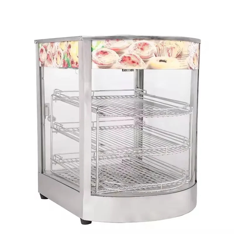 CZ-1P countertop food warmer showcase, heated display cabinet