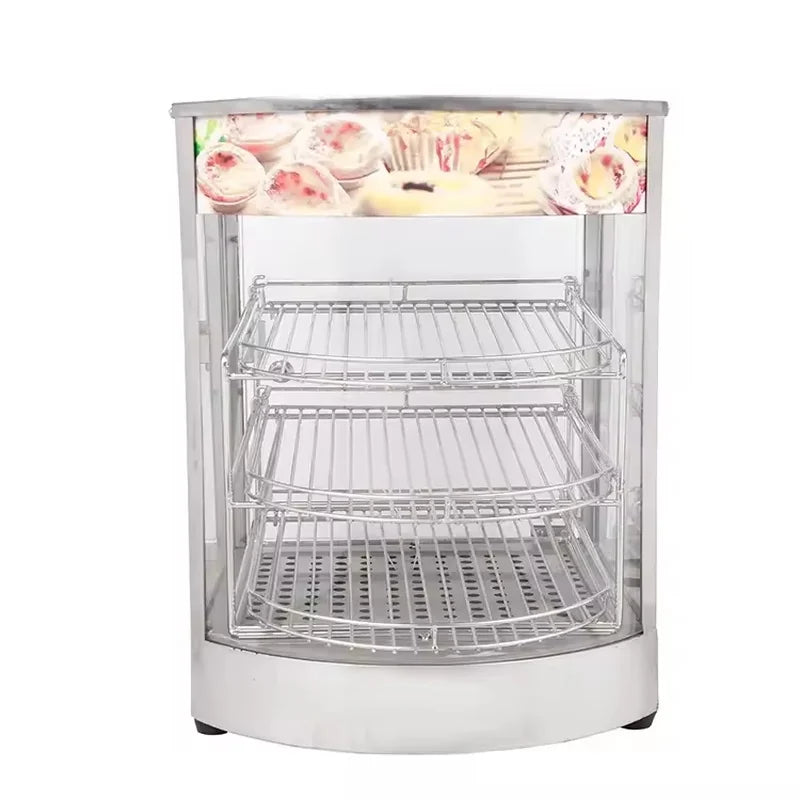 CZ-1P countertop food warmer showcase, heated display cabinet