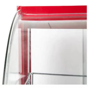 ZSG-10-2 three-tier heated food display showcase, glass front