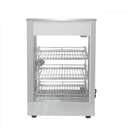 ZSG-350 three-layer compact heated food display showcase, glass front