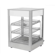 ZSG-350 three-layer compact heated food display showcase, glass front