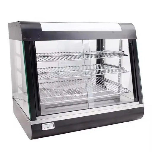 ZSG-601 heated food display showcase, rust-proof metal body