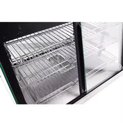 ZSG-601 heated food display showcase, rust-proof metal body