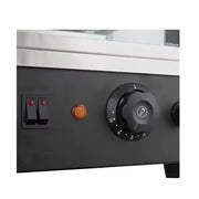 ZSG-601 heated food display showcase, rust-proof metal body