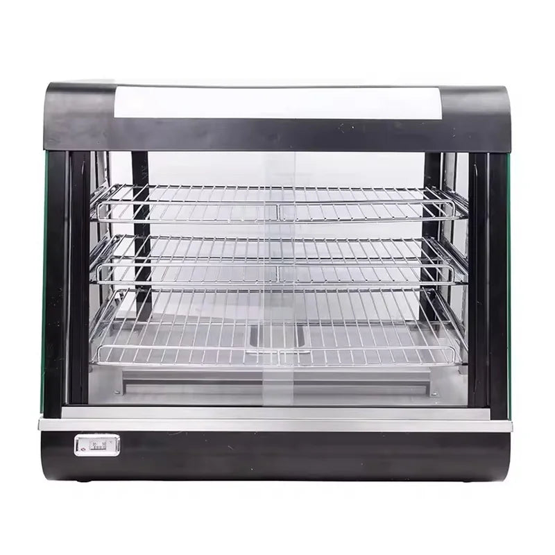 ZSG-602 three-layer heated food display showcase with temperature gauge