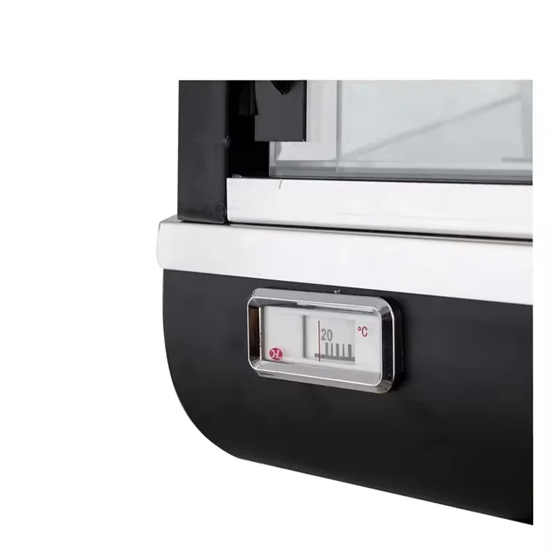 ZSG-602 three-layer heated food display showcase with temperature gauge
