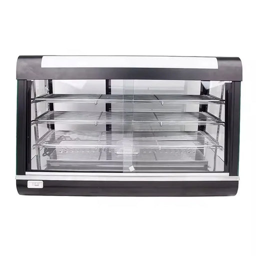 ZSG-603 heated food display showcase with three adjustable steel racks