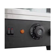 ZSG-603 heated food display showcase with three adjustable steel racks