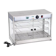 ZSG-700 three-layer heated food display showcase, glass front
