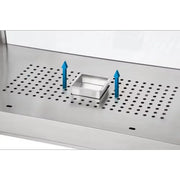 ZSG-700 three-layer heated food display showcase, glass front