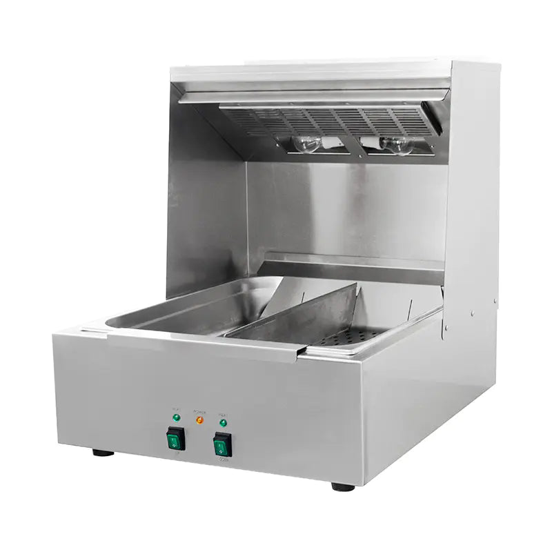 French Fries Warmer Commercial Stainless Steel FW-2