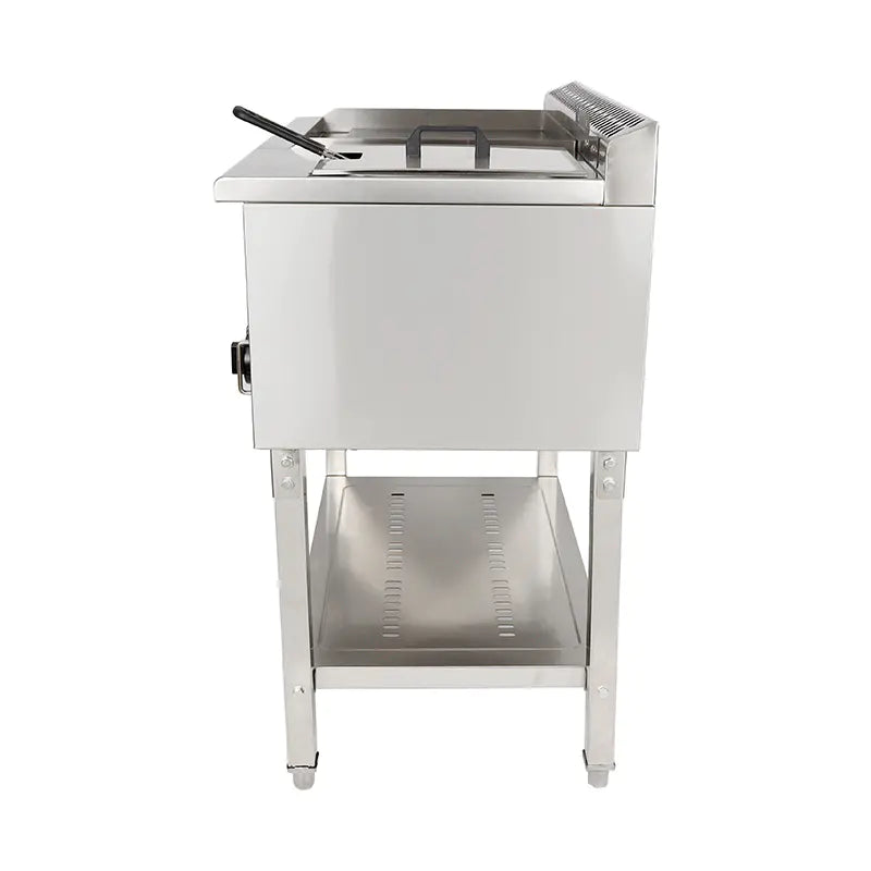 Griddle with Fryer Commercial Stainless Steel Natural Gas LPG Standing PZL-410 PZL-550