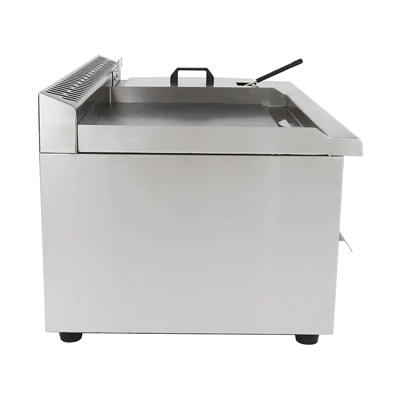 Griddle with Fryer Commercial Stainless Steel Natural Gas LPG Countertop PZL-410T PZL-550T