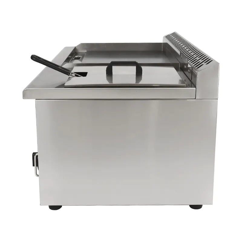 Griddle with Fryer Commercial Stainless Steel Natural Gas LPG Countertop PZL-410T PZL-550T