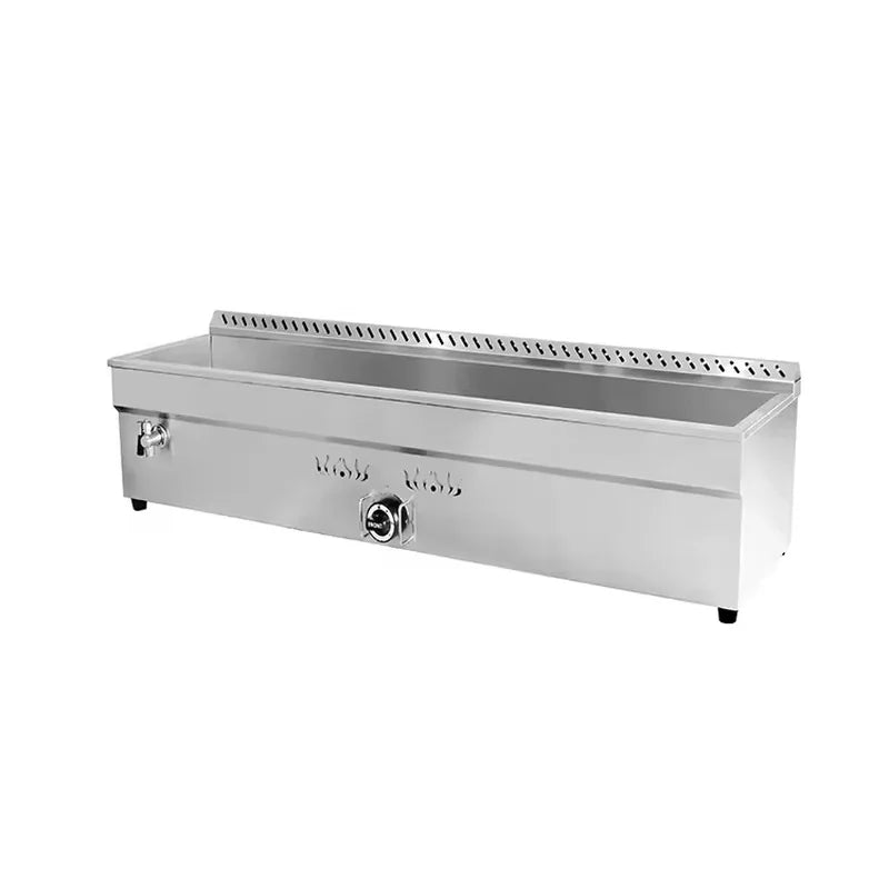 QRTC-5H 5-pan gas bain marie LPG natural gas food warmer, stainless steel