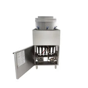 GF-150 floor-standing single-tank gas deep fryer, stainless steel