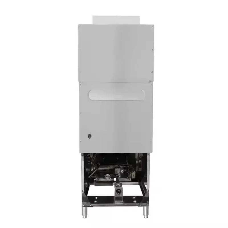 GF-90 floor-standing single-tank gas deep fryer, stainless steel