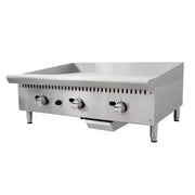 CG-M commercial gas griddle, stainless steel flat-top
